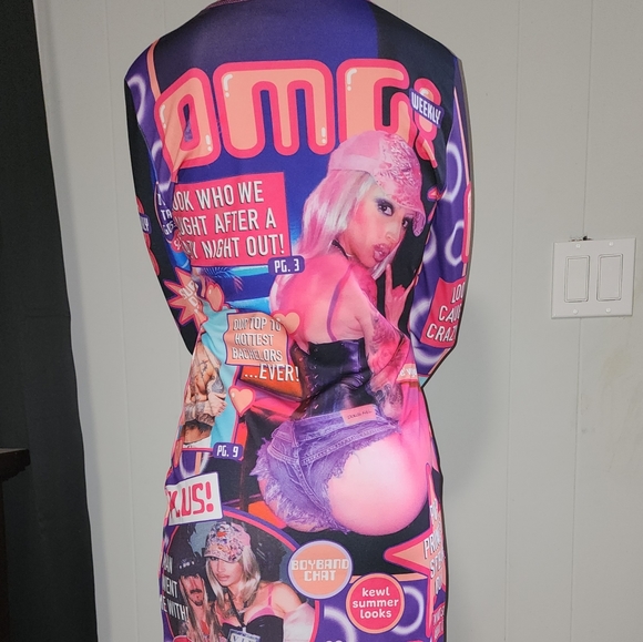 NWT Dolls Kill Limited Edition , Tabloids, Sexy, Mini Dress - Picture 4 of 11